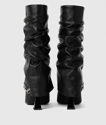 Debutante midi slouch boots