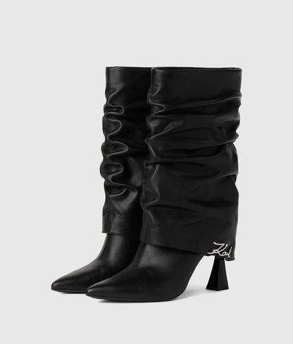 Debutante midi slouch boots