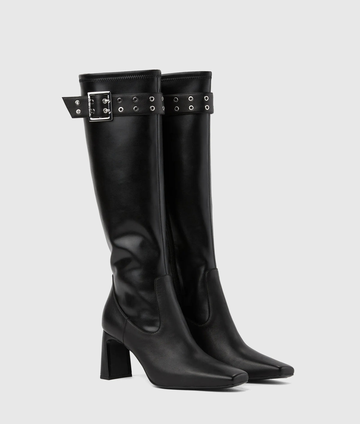 Kati knee-high buckle boots