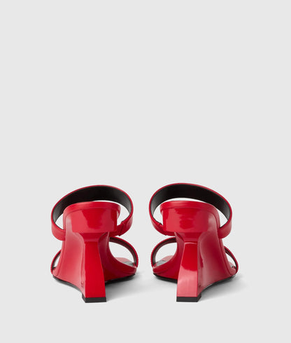 Waverly double-strap wedges