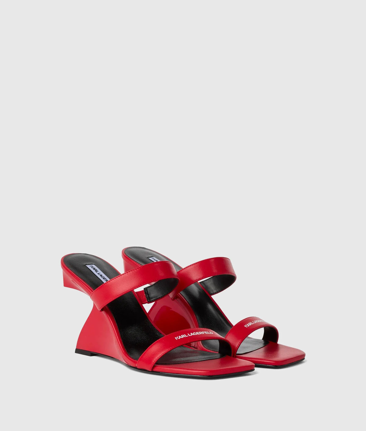 Waverly double-strap wedges