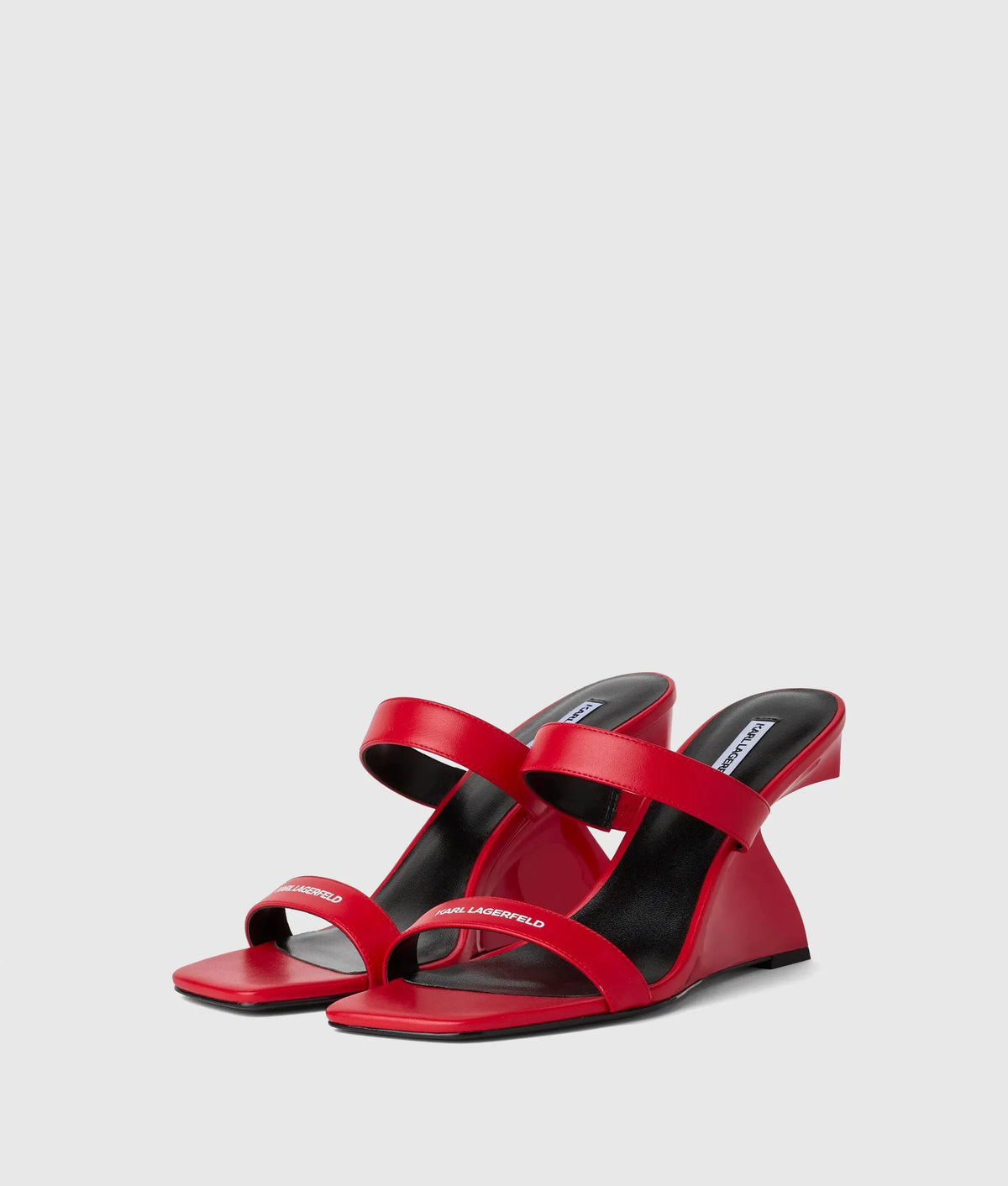 Waverly double-strap wedges
