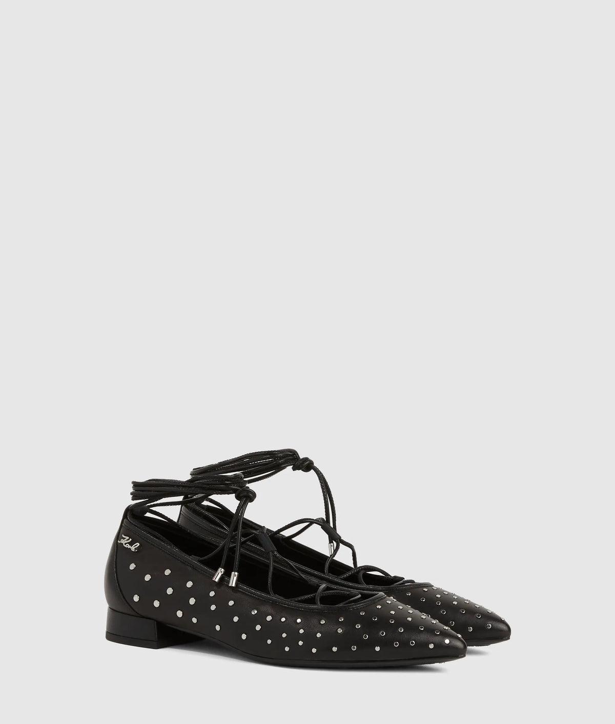 Kerrie ballerina long lace flats