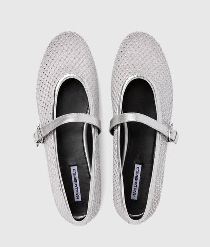 Karo gemstone mesh Mary Janes