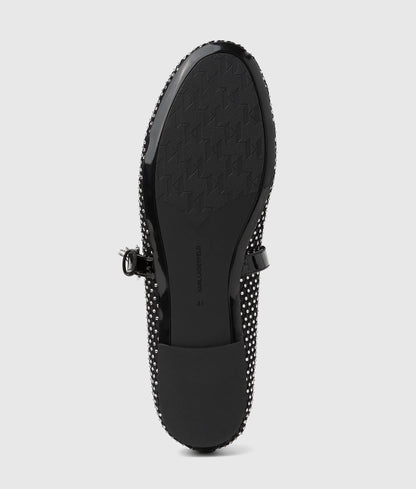 Karo gemstone mesh Mary Janes