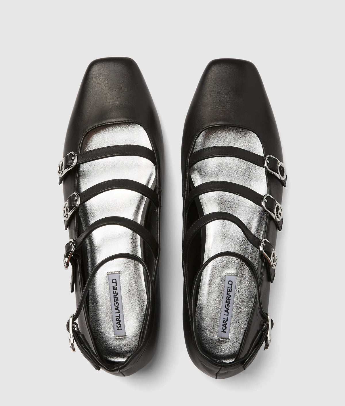 Konnie four-strap flats