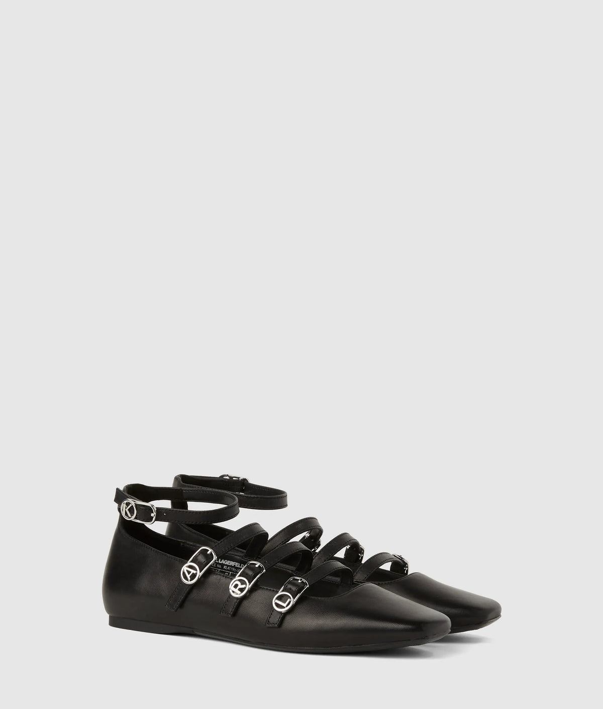 Konnie four-strap flats