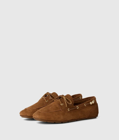 Ariella suede boat shoes