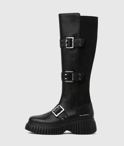 Kreeper wedge tri-buckle boots