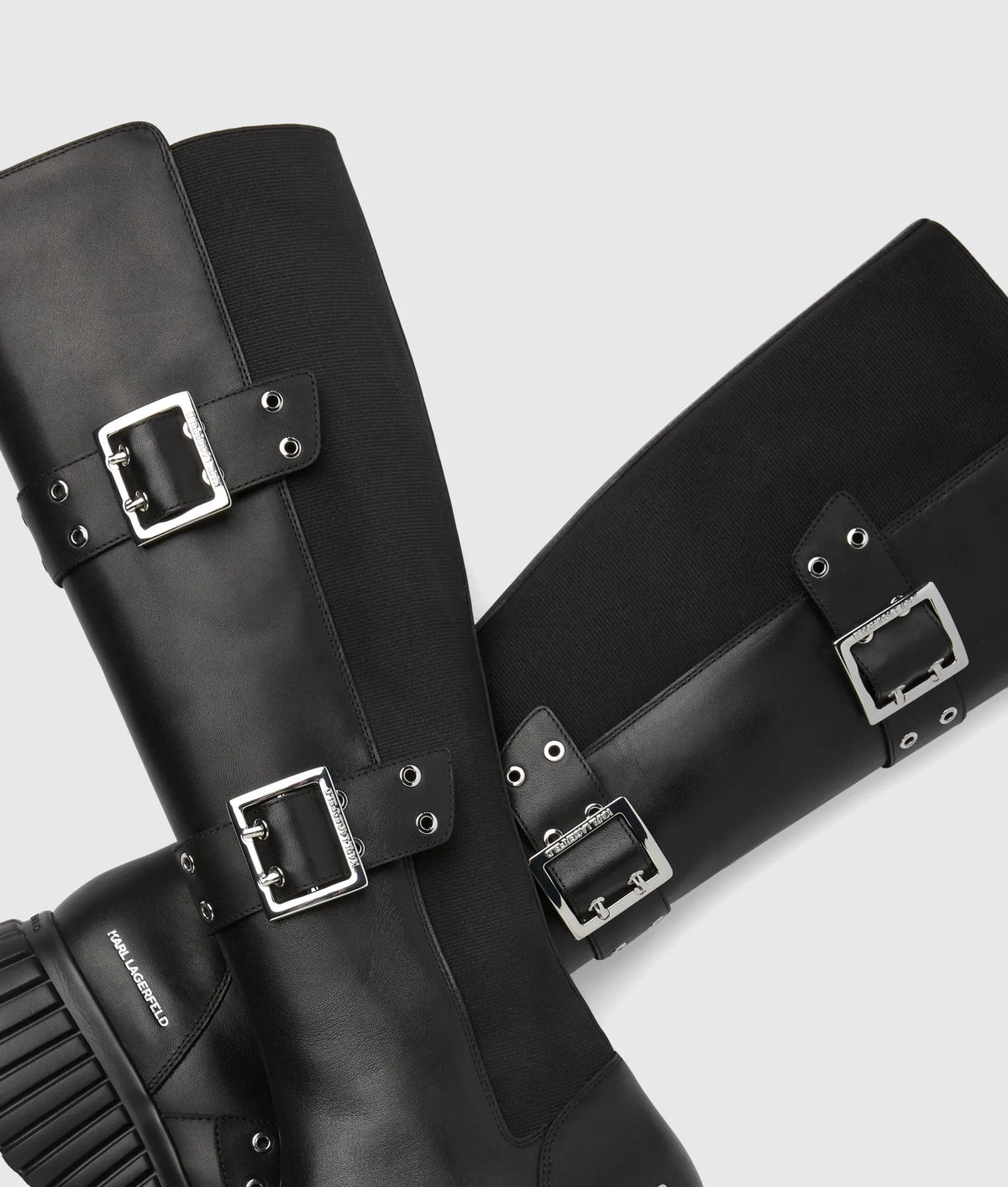 Kreeper wedge tri-buckle boots