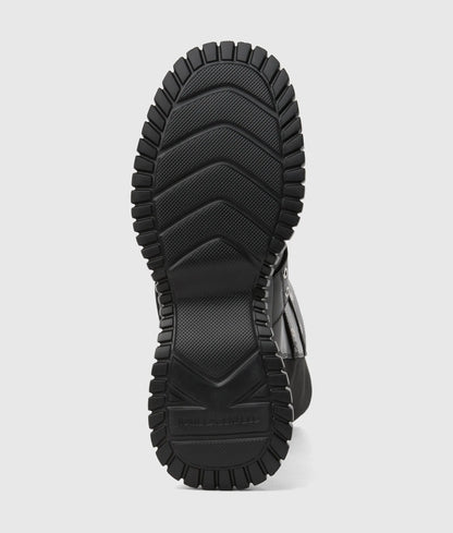Kreeper wedge tri-buckle boots