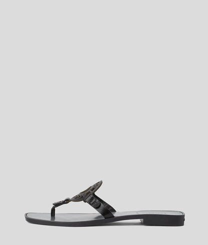 Ring logo sandals