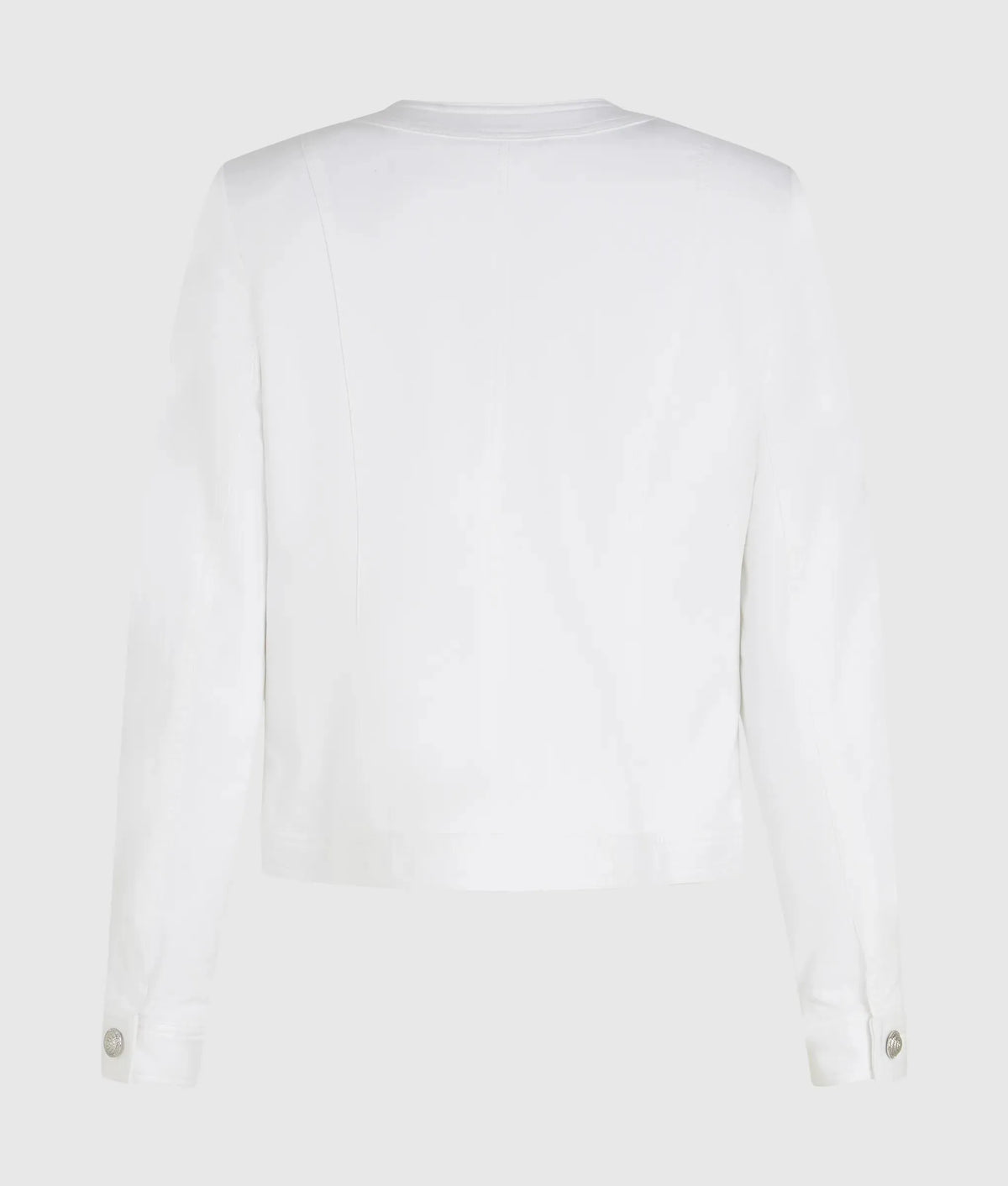 Collarless bow detail jacket